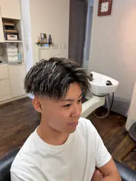 《💈メンズカット+デザインメッシュ -¥12700-💈》立体感溢れるハイライト/メッシュキャップ施術🔥