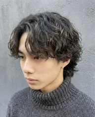 marbb付き メンズカット+パーマ