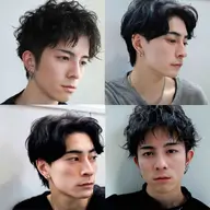 【ミニモ限定】🔥束感モテ髪メンズカット+パーマ+眉カット