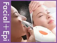 【産毛にも◎】毛穴洗浄+顔脱毛+ぷるぷるパック