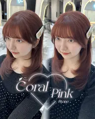 🎀暖色限定🎀ワンカラー+前髪カット+3stepトリートメント🫧