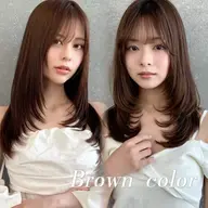 🤎王道ブラウンカラー🤎ワンカラー＋内部補修トリートメント＋超音波アイロン付き✨