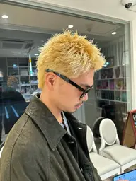 ガッツリイメチェン💥メンズカット➕カラー(ブリーチ込み)+トリートメント