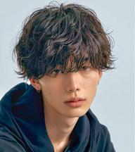1番人気👑色気と毛流れで惹きつける髪型へ👑カット×パーマ