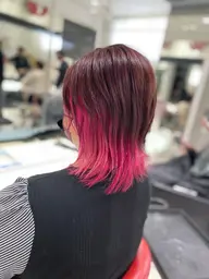 【さりげなく可愛く💕】 カット+インナーカラー+全体カラー
