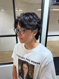 men'sデザインパーマ+(カット、トリートメント込み)フェード❌
