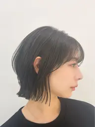 （10​〜​20代限定撮影モデル）🌱 韓国風レイヤーボブ＋透明感カラー 🫧