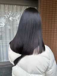 【🌟あなた史上最高級の艶髪へ🌟】カット+髪質改善inケアカラー+Premium髪質改善トリートメント