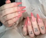 🌷チップ長さ出し10本+フレンチ🎶/マグネット🧲/ミラー🪞ネイル