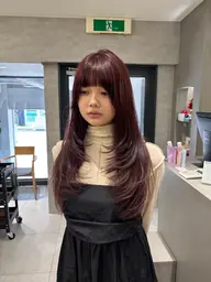 透明感カラー✨️➕似合わせカット✂️【ボブ/ハッシュカット/韓国レイヤー】➕髪質改善トリートメント付