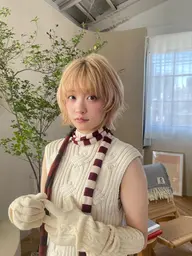 【u29】ブリーチ + カラー +Aujuaトリートメント ⚠️19:30〜