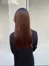 【早朝限定クーポン!】ワンカラー➕高保湿トリートメント✨➕サラサラストレート仕上げ
