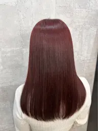 ワンカラー+トリートメント.⋆𝜗𝜚