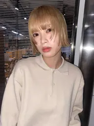 ダブルカラー🫧ブリーチなしダメージ少なめ