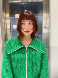 新規限定👒カラー+前髪カット👡