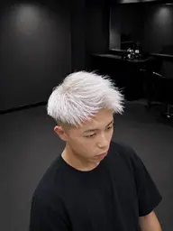 ⚔️ミニモ限定メニュー⚔️全頭ホワイト+ジェットモヒカン