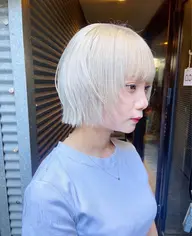 ブリーチリタッチ+オンカラー+2stepトリートメント