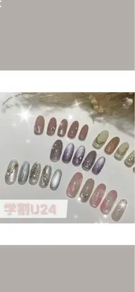 【学割U24】【オフ込み】卒業式&謝恩会などに！セレモニーネイル☆