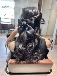 【お出かけ前やイベント前に🤍】前髪お顔周りカット＋簡単ヘアアレンジ🌼