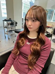💓エクステ60本〜+カラー半額+艶髪トリートメント+ファインバブル
