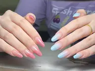 【HAND】 SNS爆人気★カラーグラデーションor チークネイル🧸