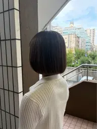 【カットモデル🫧】シルエットが綺麗なボブカット🌀