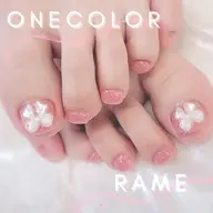 【オフあり】フット🩵ワンカラーorラメ