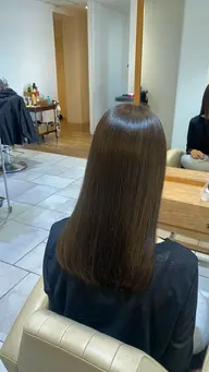 ブリーチなしワンカラー【ロング】               ☆鎖骨​〜​胸☆白髪染め以外