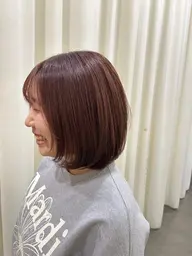 レディースカット🩰 ショート・ボブ限定🎀【Aujua】一人ひとりのお悩みに合わせて選べるプレミアムシャンプー使用💎
