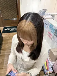 【🫧こっそりハイトーン楽しみたい方🫧】インナーカラー＋トリートメント