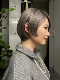 ✨似合わせデザインカット+ケアブリーチダブルカラー🍦 +髪質改善トリートメント🫧