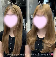 無料カット＋ヘアアレンジ（オリジナルトリートメント付き🫧）💖✂️【⚠️ロング、ミディアム限定】