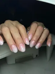 ハンド　フレンチ/グラデ/オーロラパウダー/ミラーパウダー