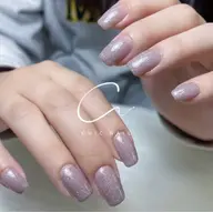 ★HAND🩵美フォルムワンカラーorラメグラ★2色🆗 🎀オフ・お爪の形整え・甘皮のお手入れ(ドライケア)込み