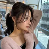 【結んでも可愛い♪】似合わせこだわり顔周りカット