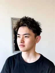 メンズカット+ハイライト+オンカラー税込9900円クーポン!