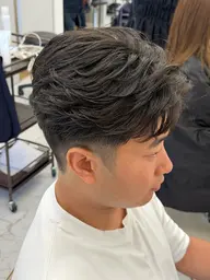 メンズ限定フェザーパーマ、ニュアンスパーマ🪶(カット付)