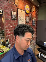 カット、パーマ
