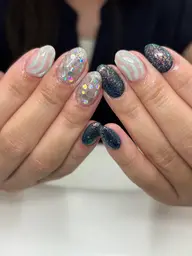 ご新規様⭐️リピーター様 オフ無料❤️ アート6本コース 持込デザインOK🙆♀️(ストーン.パーツOK)