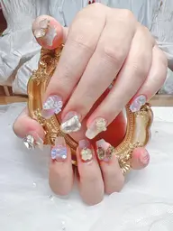 人気No1Hand定額ネイル★アート120分やり放題プラン特別価格￥10000新規オフ無料