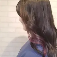 🎀ツヤ感×こなれ感✨️イヤリングカラー+毛先カット🎀