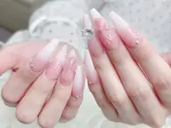 チップ長さ出し、アクリルスカルプオフのみ