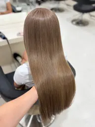 💖人気メニュー💖ケアブリーチ込ダブルカラー💖コテ巻き仕上げ💖