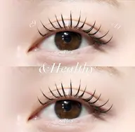 ❄️&Healthy(アンドヘルシー)フラット100本or120本+まつげパーマ