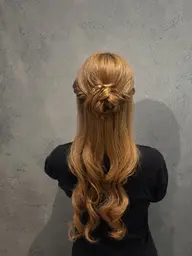 【平日限定ヘアセット✨】ヘアセット+ヘアカラー+トリートメント
