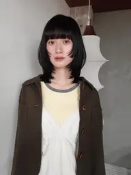 ワンカラー(透明感トーンダウンカラー)