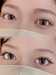 経験者施術/LED上下マツエク/初回オフ込✨上120下30【増やし🆗】🌿✨
