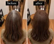 【🌟自然な仕上がり🌟】白髪染めリタッチ(ヘアマニキュア)➕トリートメント付き✨️✨️