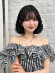【韓国風カット🇰🇷】+艶トリートメント+コテ巻き付き⚠︎必ず補足説明をお読みの上ご予約をお願い致します