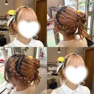 お出かけや現場などに🩷ヘアセット